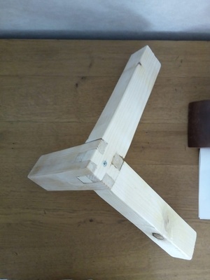 Assemblage piétement