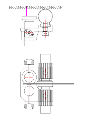 Amélioration du guidage de la lame sur scie à ruban N4400