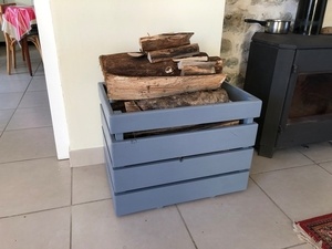 Caisse à bois