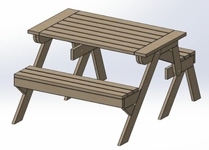 Banc transformable en table