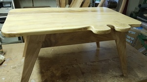 Table basse acacia chêne