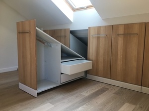 Placards sous pente sur mesure