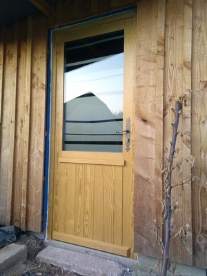 Porte abri de jardin