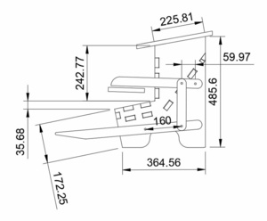 Mangeoire à pédale