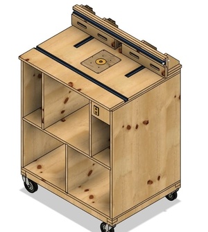 Défonseuse sous table