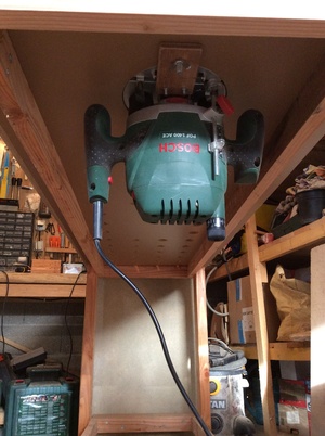 Défonceuse sous table toute simple