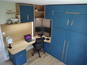 Ensemble Bureau / Chambre Chêne - Valchromat