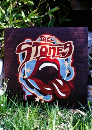 Marqueterie rolling stones