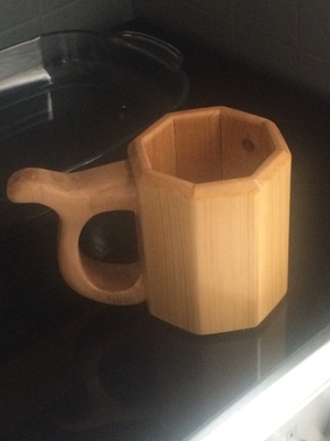 Chope à bière maison