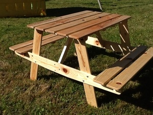 Table pic-nic enfant