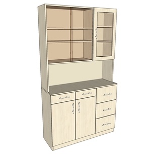 Meuble de cuisine classique en melamine 18 mm