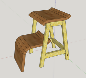 Tabouret pour se chausser