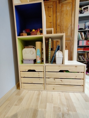 Caisses de rangement sur mesure