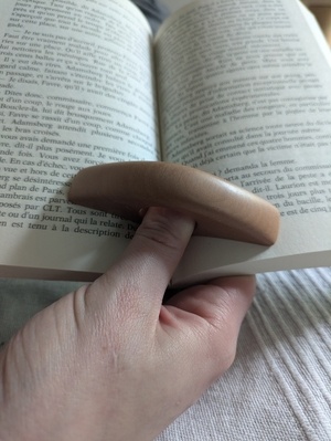 Une bague de lecture en pommier