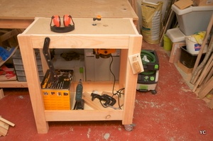 Desserte - table de défonceuse