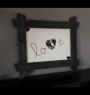 Cadre photo asymétrique