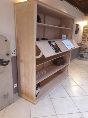 Bibliothèque en hêtre