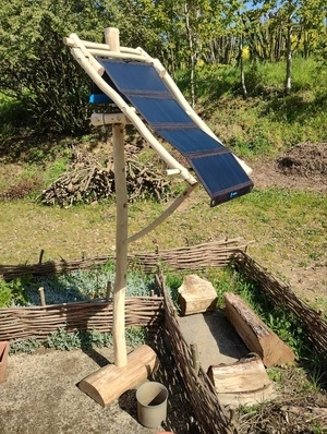 Mât pour panneau solaire