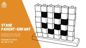 Atelier : créez votre Puissance 4 en bois !