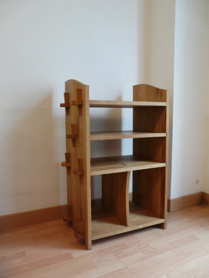 Meuble hi-fi en chêne