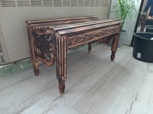 Petit banc pour le hall d'entrée en bios de palette