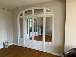 3 baies simples en anse de panier