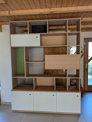 Bibliothèque chêne