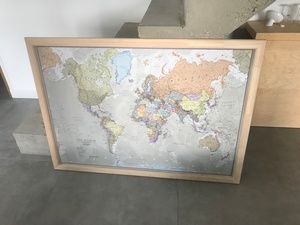 Cadre Carte du Monde