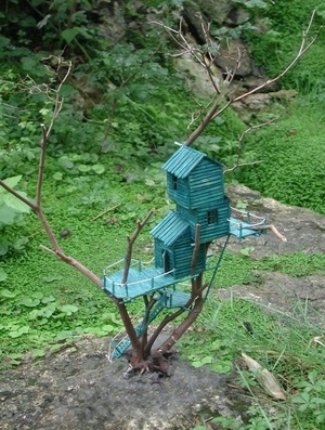 Rêve de cabane bleue