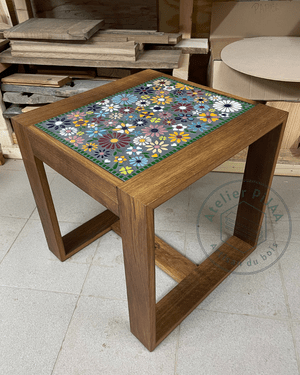 Table basse mosaïque