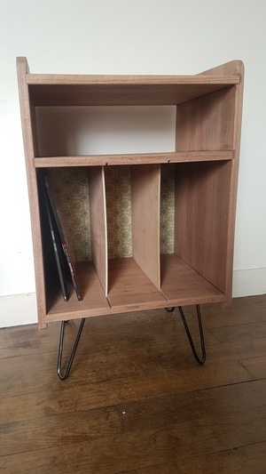 Meuble console vinyle