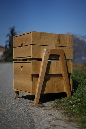 Desserte pour bureau scandinave