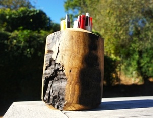 Pot à crayon écorché