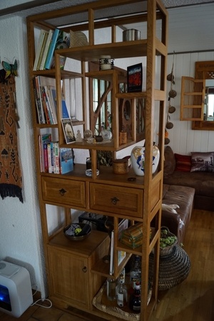 Meuble en chêne style japonais