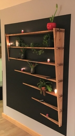 Étagère Nicole... Ni clous, ni vis non plus.