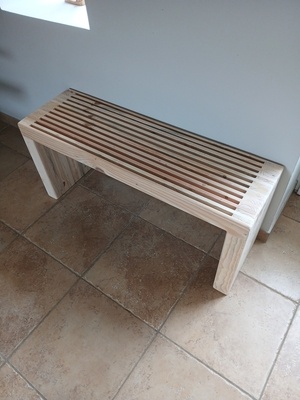 Banc en palette