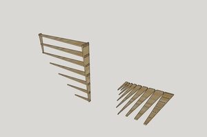 Étagère Nicole... Ni clous, ni vis non plus.