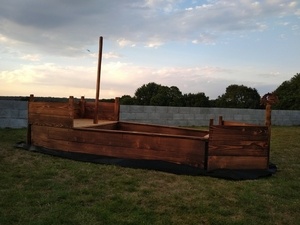 Un bateau de jardin