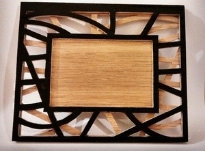 Cadre photo chantourné