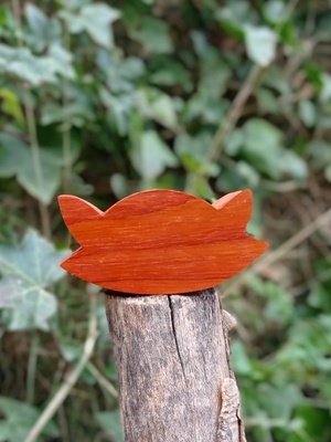 Tête de chat pour souris intrépide.