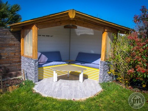 Table de jardin convertible