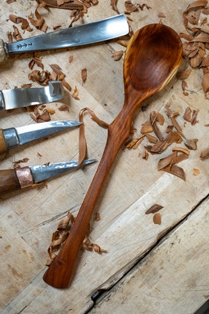 Cuillère en prunier