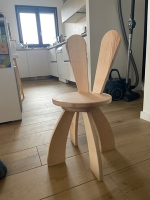 Chaise lapin enfant