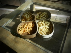 Plateau apéritif à 4 compartiments