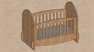 Lit bébé démontable