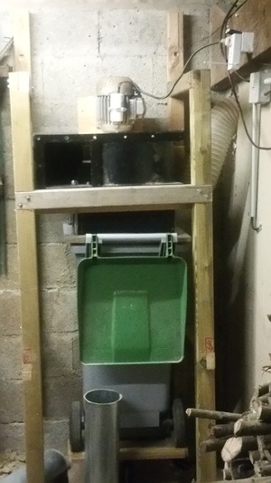 Aspirateur copeaux maison