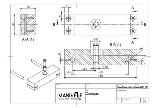 Compas pour défonceuse Festool OF 1010