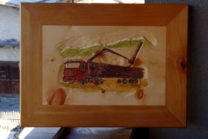 Tableaux, cadres et sculptures