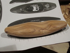 Enfin un kayak en olivier !