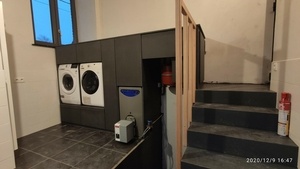 Aménagement d'une buanderie.